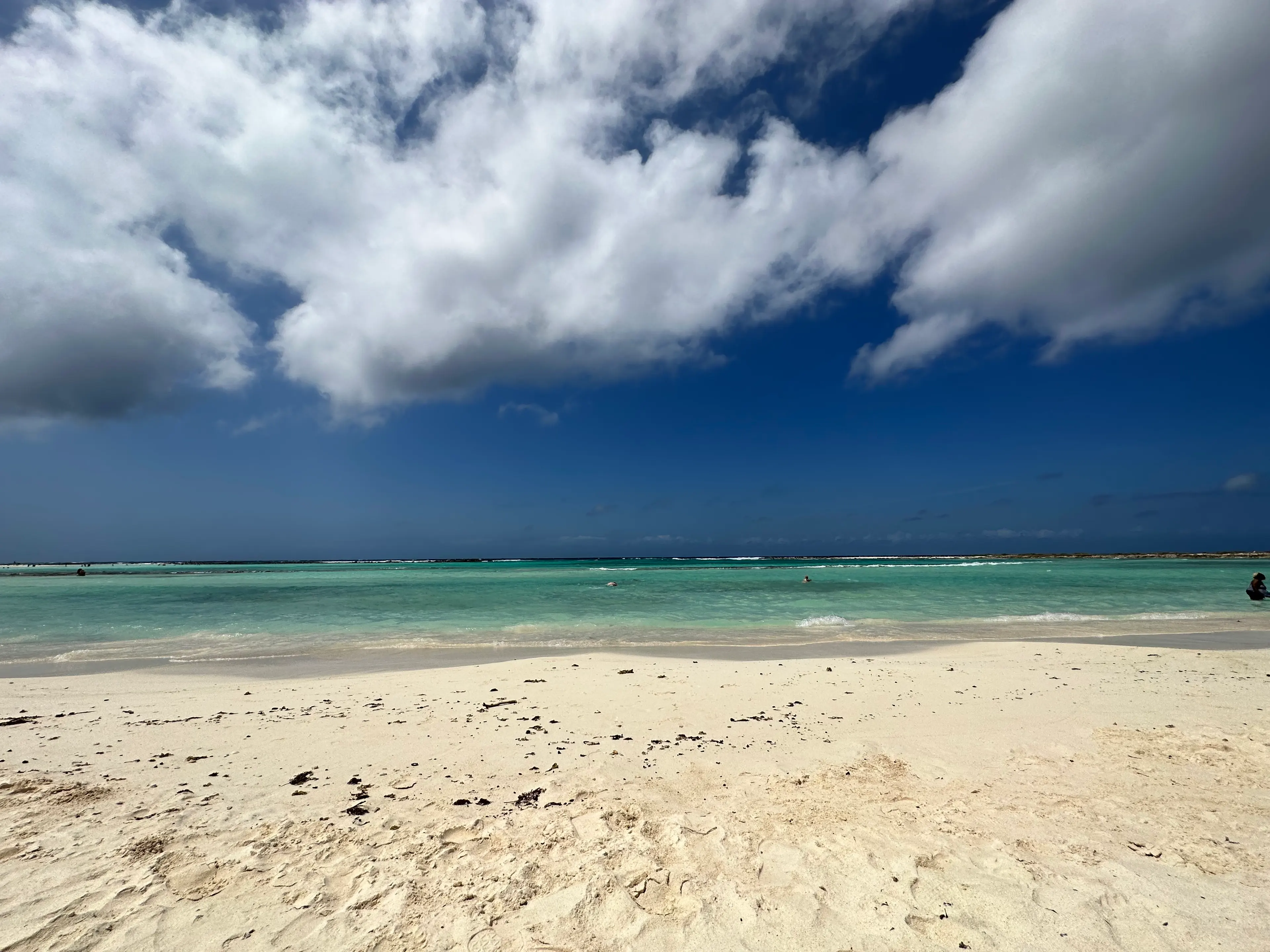 A beach in Aruba